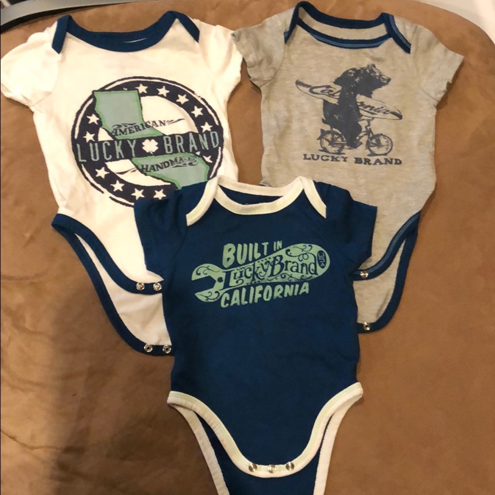 3 Baby boys onesies